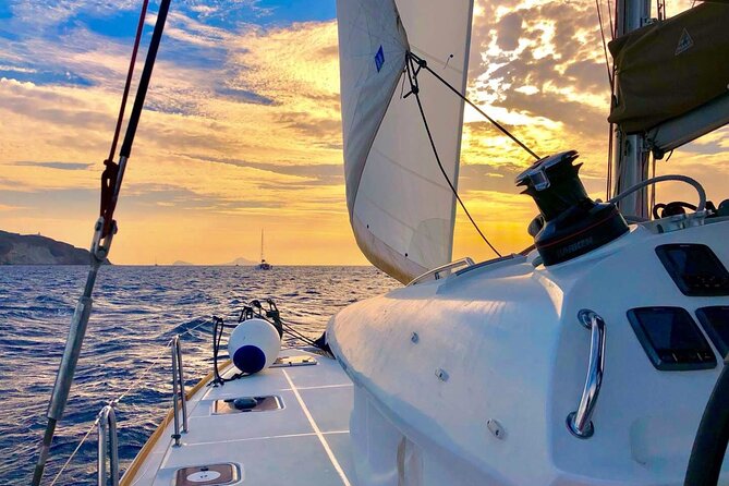 Half Day Premium Catamaran Cruise in Santorini including Oia - Volcano hot springs swim: relaxing water, limited time