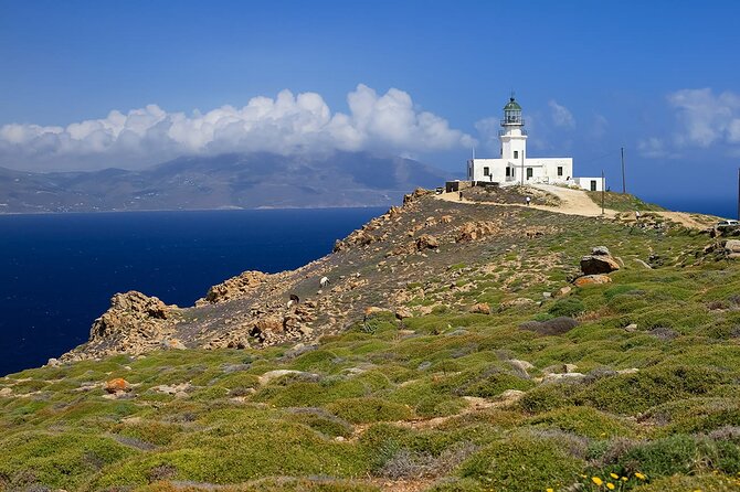 Half Day Private Tour Island with a Local in Mykonos - Armenistis Lighthouse: the most photo-friendly pause on the whole route