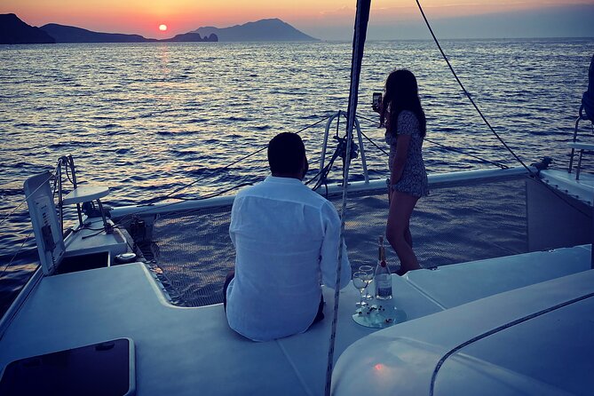 Half-Day Sunset Cruise Catamaran to Kleftiko with Lunch - Your Route to the Best Milos Caves Starts with Southerly Views