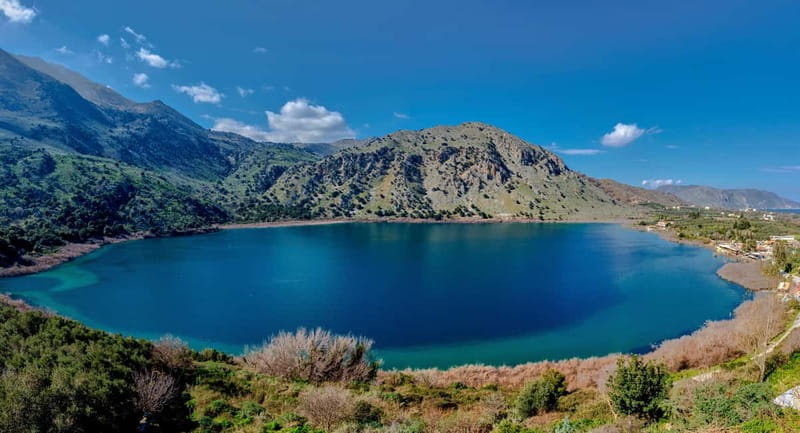 Heraklion Areas:Rethymno,Chania & Lake Kournas Full-Day Tour - Lake Kournas: lunch by the water, turtles, and pedal boating