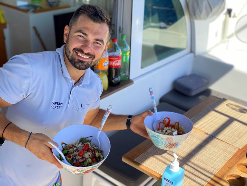 Heraklion:Dia Island Catamaran Cruise with Lunch, Water Toys - The Not-So-Optional Safety and Boat Rules That Keep the Day Smooth