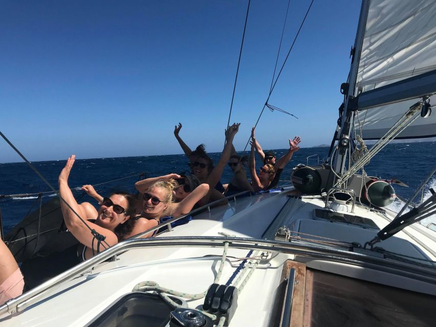 Heraklion: Dia Island Sailing Cruise with Snorkeling - Paddleboarding in North Crete Waters