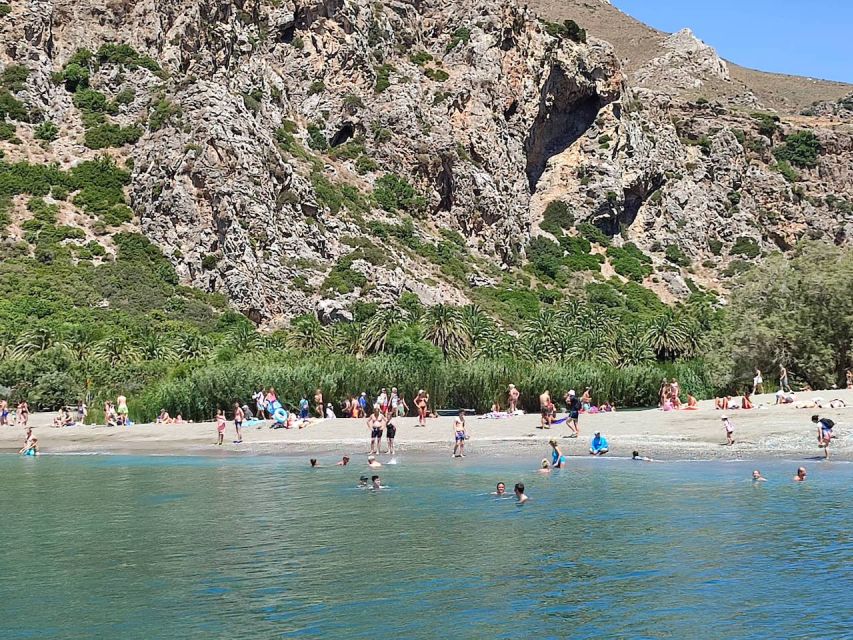 Heraklion: Preveli By Boat, Damnoni & Kourtaliotiko Springs - The guide experience: clear explanations in several languages