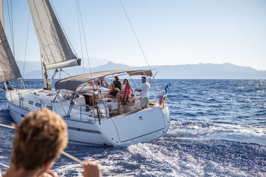 Heraklion: Sailboat Cruise to Dia Island with Drinks & Lunch - Crete from the sea, with Dia Island as the payoff