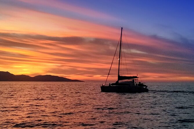 Hersonissos: Luxury Sunset Catamaran Cruise Sushi & Open Bar - Quick highlights to know before you go