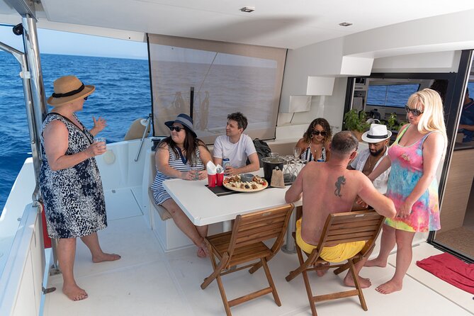 Hersonissos: Luxury Sunset Catamaran Cruise Sushi & Open Bar - Water toys that actually make a difference on a cruise