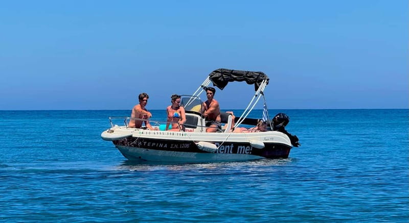 Hersonissos: Private Motorboat Rental - No License Required - Key Points You Should Know