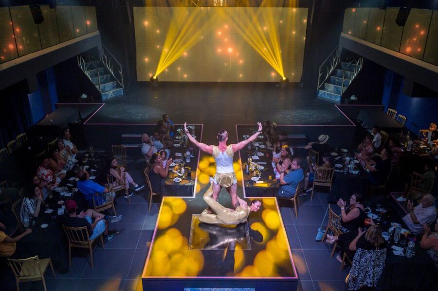 Hersonissos: Troy Dinner-Show Theatre Experience Tickets - The Dinner Experience: Creative Greek Menu, Vegan by Pre-Booking