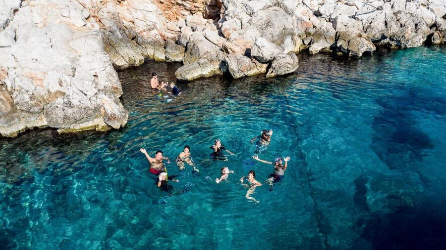 Kamiros Skala: Marine Life Experience by Boat - The 3-hour boat plan: how Makri and Strongylí are paced