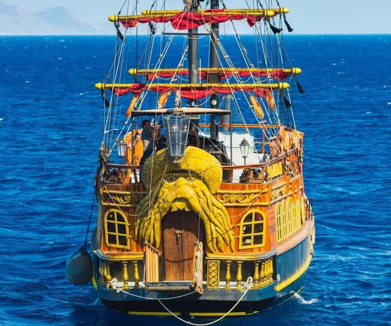 Kardamaina: Pirate Boat Cruise to 3 Bays with BBQ Lunch - Maria Magdalini Pirate Boat: what the day feels like
