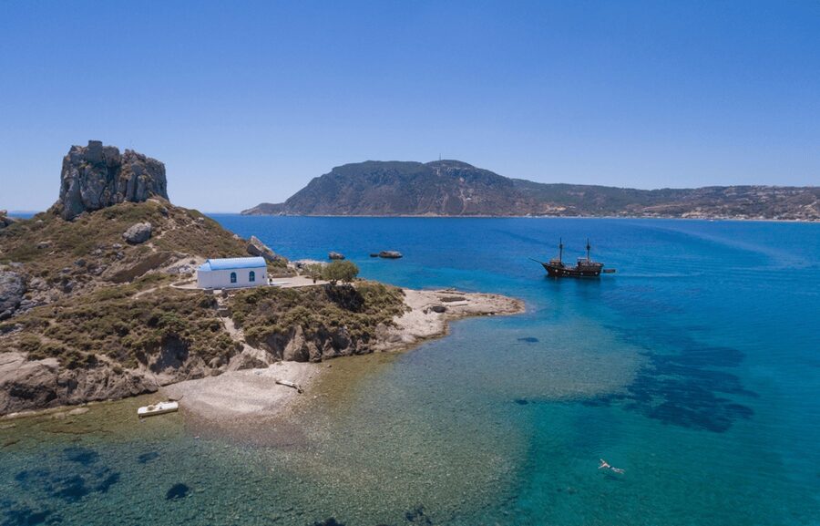 Kardamaina: Pirate Boat Cruise to 3 Bays with BBQ Lunch - Music, dancing, and the onboard energy you can control