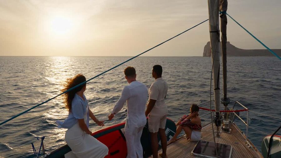 Kissamos: Balos Lagoon Sunset Cruise with Swimming & Snacks - Why a sunset catamaran makes Balos feel easier