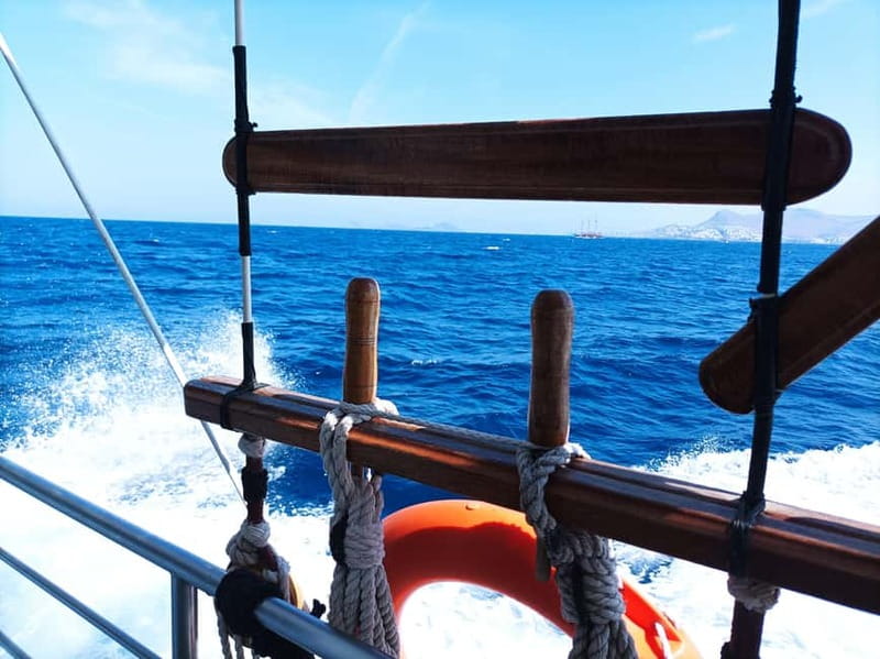 Kos: 3-Island Cruise with Lunch and Hotel Transfer - Kalymnos (Vathy): sponges, honey, and orange juice
