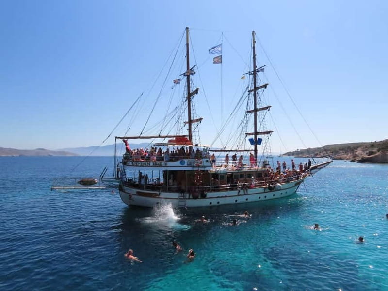 Kos : 3-Island Wooden Ship Cruise w/ Lunch on Captain Hook - What the timing looks like, so you can plan your expectations