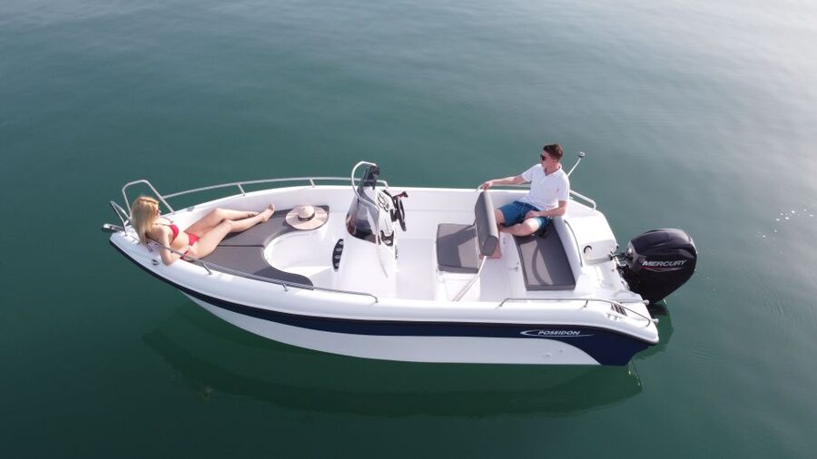Kos: Private Speedboat Rental - No License Required - The Blue Water 170 Setup: Easy Driving, Real Safety, and Comfort
