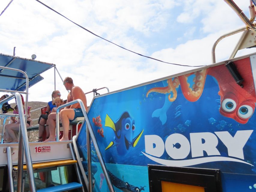 Kos Town: Glass-Bottom Boat Cruise with Swimming Stops - Water Confidence Support: Life Vests, Floating Devices, and a Slide