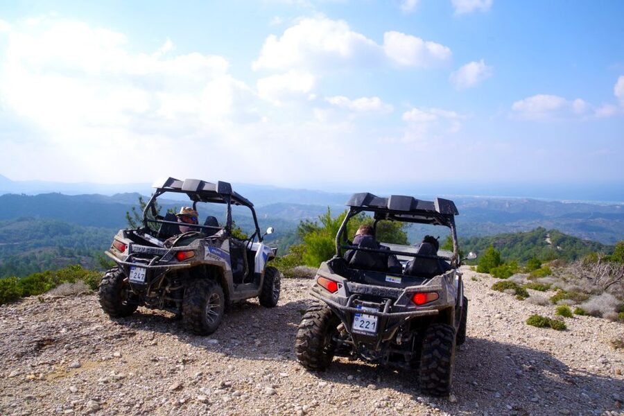 Kremasti: Rhodes 4x4 Buggy Off-Road Tour - Afternoon Blue Skies or Sunset Departure: Pick Your Light