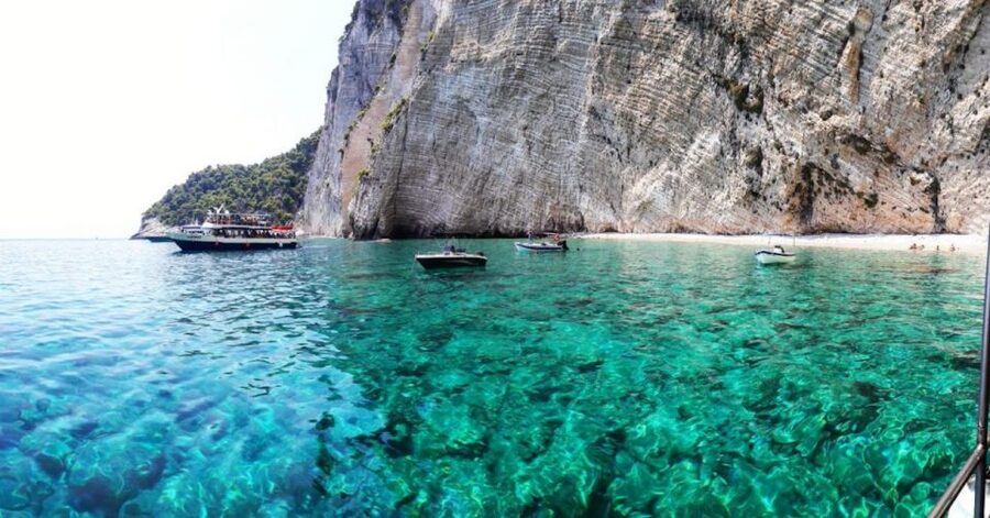Laganas Zakynthos: Marathonissi, Keri Caves and Turtles Spot - Keri Caves Swim Stop: Refreshing Water and Cave Atmosphere