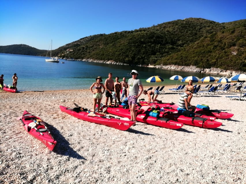 Lefkada: Blue Cave Kayak Tour with a Taste of Greece - Peristera Beach and the Dove Cave: A Wildlife-Forward Sea Stop