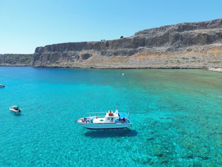 Lindos,Pefkos: All inclusive Swim & Snorkel Boat Cruise - St. Paul’s Bay: The Final Swim Where Blue Water Feels Cinematic