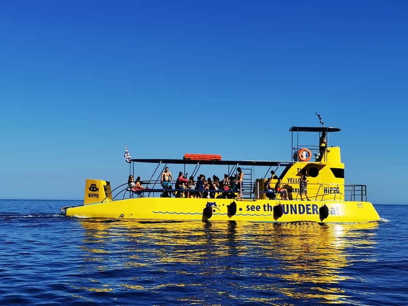 Lindos: Submarine Cruise with Swimming Stop at Navarone Bay - Your 2-hour flow: from boarding to Navarone Bay swim