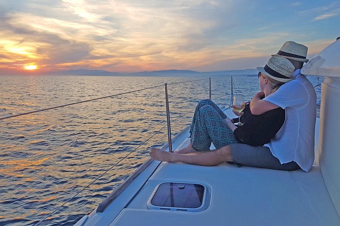 Luxury Catamaran Cruise from Athens with Traditional Greek Meal and BBQ - A true half-day escape: 5 hours on a small luxury catamaran