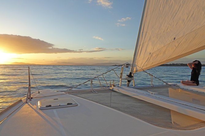 Luxury Catamaran Cruise from Athens with Traditional Greek Meal and BBQ - The onboard welcome: drinks first, safety brief, then sailing