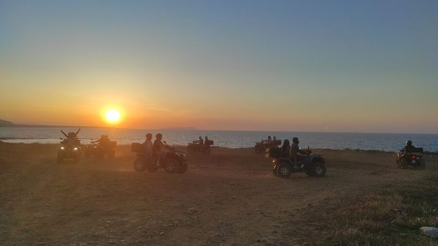 Malia: Off-Road Quad Safari Evening Tour / optional transfer - Lunch and dinner in Malia: why included food changes the value
