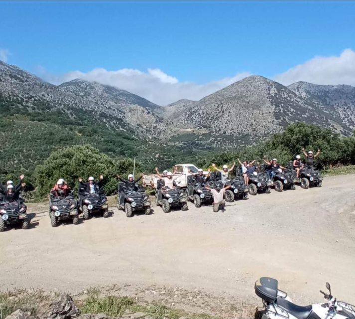 Malia: Off-Road Quad Safari Tour with Lunch and Transfers - Sisi beach, brunch, BBQ, and a dusty-sandy coastal finale