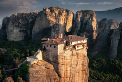 Meteora Monasteries & Caves DayTrip from Athens with Greek Lunch