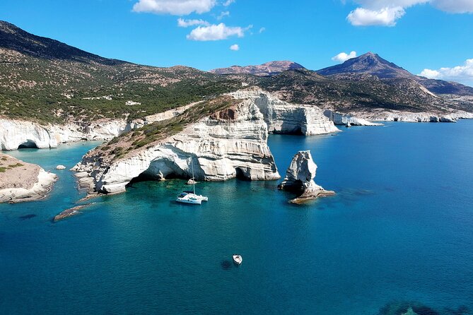 Milos caves snorkelling Catamaran Cruise in a small group - Why This 12-Passenger Milos Catamaran Feels Different