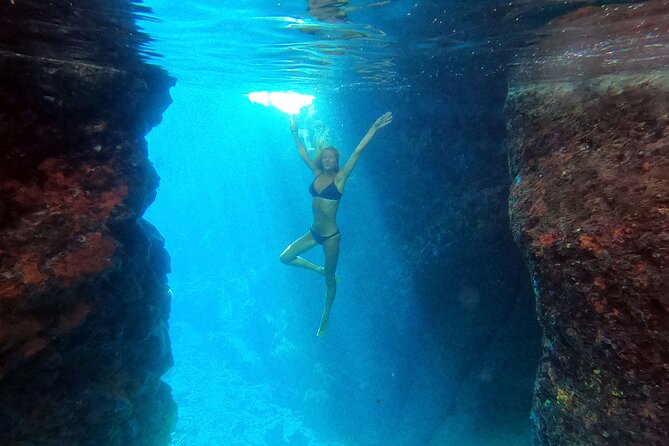 Milos caves snorkelling Catamaran Cruise in a small group - Agios Dimitrios: A Final, Calm Bay Swim with Serious Views
