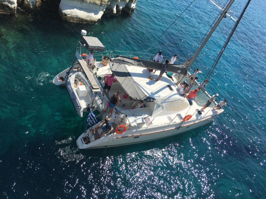 Milos: Full-Day Catamaran Cruise to Poliegos and Kleftiko - The big idea: why this Milos catamaran day feels different