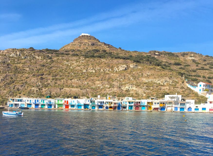 Milos: Full-Day Catamaran Cruise to Poliegos and Kleftiko - Poliegos and Galazia Nera: the lagoon swim you came for