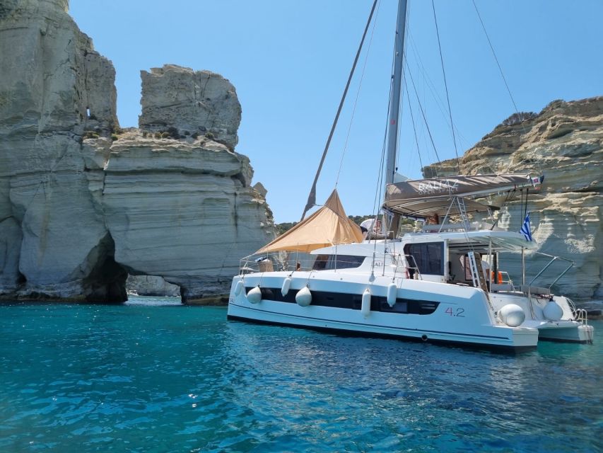 Milos: Full-Day Catamaran Cruise with Food and Open Bar - Price and What You’re Actually Buying at $281