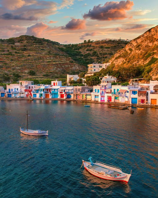 Milos: Full-Day Kleftiko Poliegos Sailboat Tour with Lunch - Meeting in Adamas: where the day starts (and why options matter)