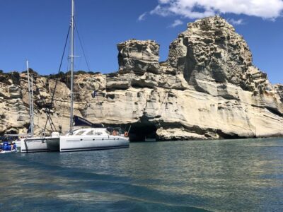 Half-Day Morning Catamaran Cruise to Kleftiko