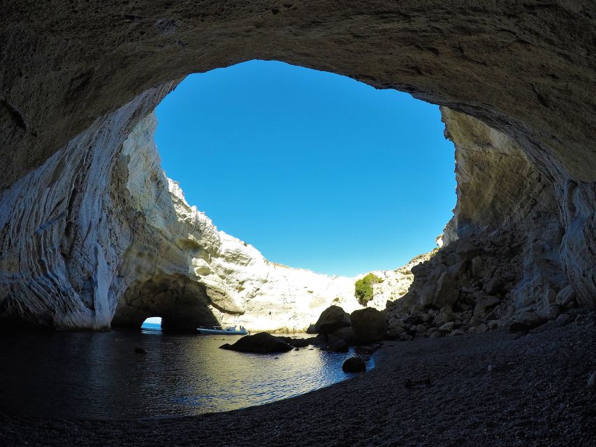 Milos: Half-Day Speedboat Cruise to Klefiko with Snorkeling - When North Winds Hit, the South Coast Route From Paleochori