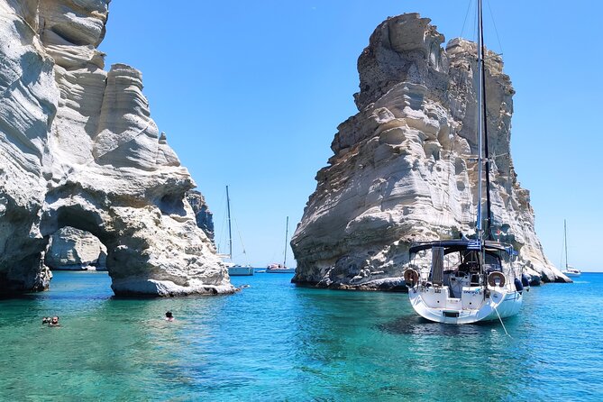 Milos oneiro-kleftiko west Milos - Kalogries Bay: shallow warm water, ouzo, and Milos-style snacks