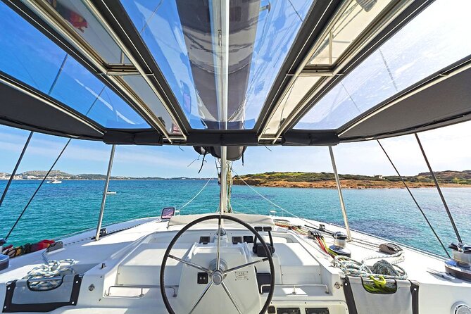 Mykonos Catamaran Premium Day-Sunset Tours 8-flavor Meal & Drinks - Rhenia Stop: Secret Coves, Snorkeling Time, and Water Toys