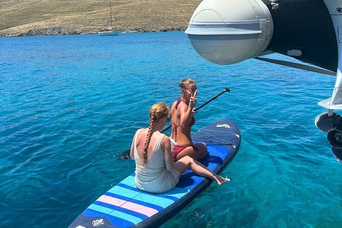 Mykonos Delos Rhenia Daily Cruise with BBQ, Drinks & Transfer - Delos UNESCO Ruins: Your Optional Time Ashore