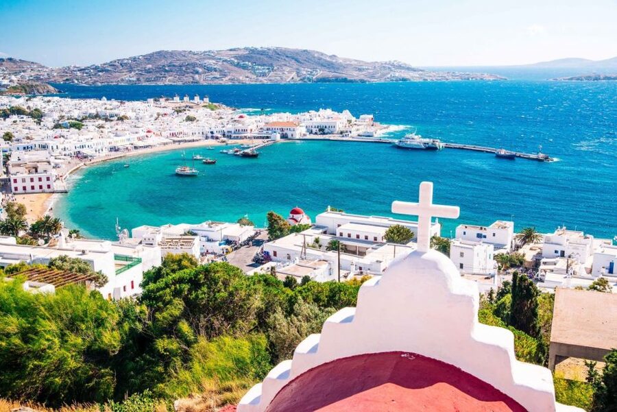 Mykonos: Farm, Ano Mera Village, and Beaches Guided Tour - Mykonian Spiti Farm: Animals, Wine Traditions, and Optional Lunch