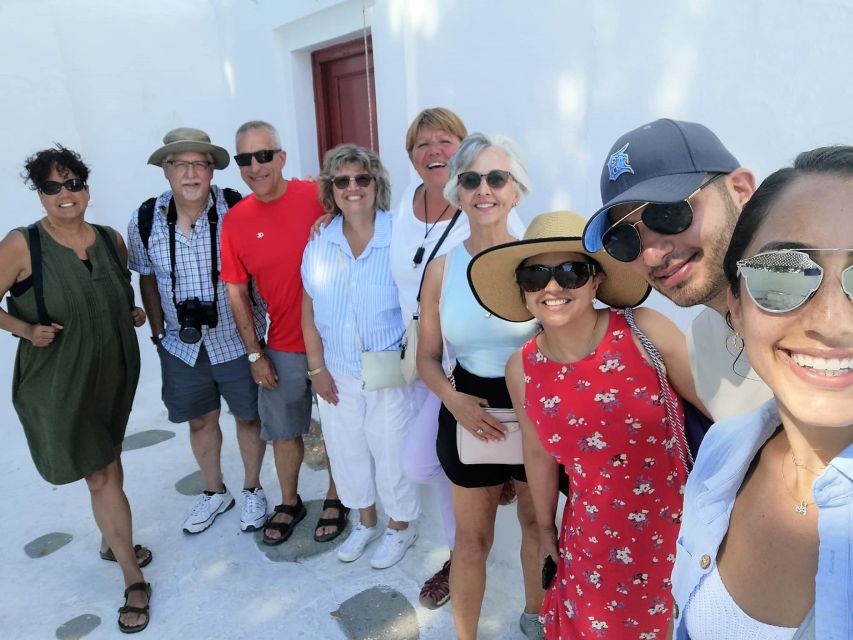 Mykonos: Highlights Tour with Panagia Tourliani Monastery - Ano Mera: Panagia Tourliani Monastery and the spinach pie village stop