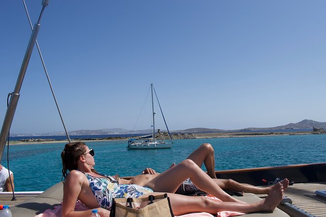 Mykonos Sail Cruise to Rhenia, Guided Tour of Delos, Lunch&Drinks - Price and value at $145.12, plus the add-ons that can matter