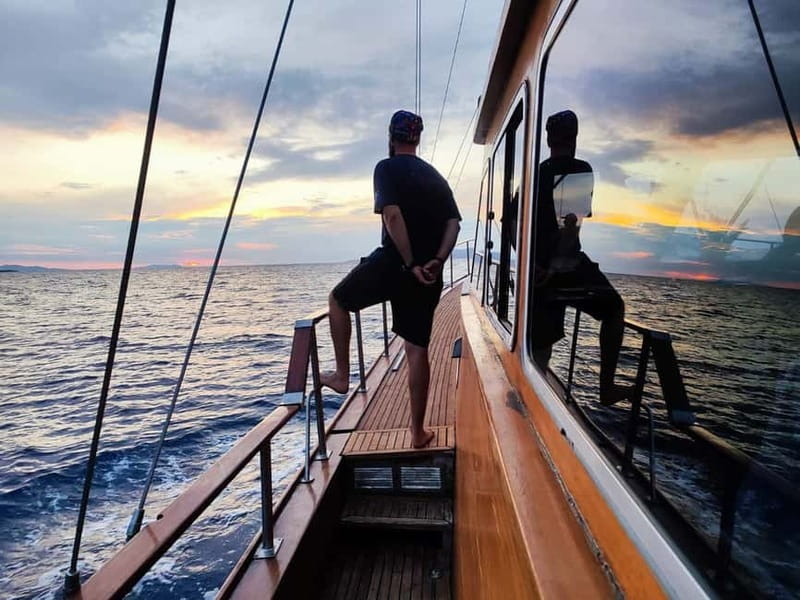 Mykonos: Sunset Boat Cruise with Light Dinner & Drinks - Elia: the cruise stop that turns into water time