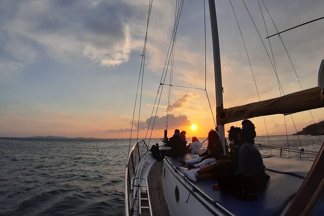 Mykonos: Sunset Cruise with Drinks - Entering the water in Mykonos, right at the New Port
