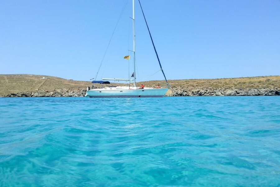 Mykonos: Yacht Cruise to Rhenia and Guided Tour of Delos - The return to Mykonos: why some people get soaked