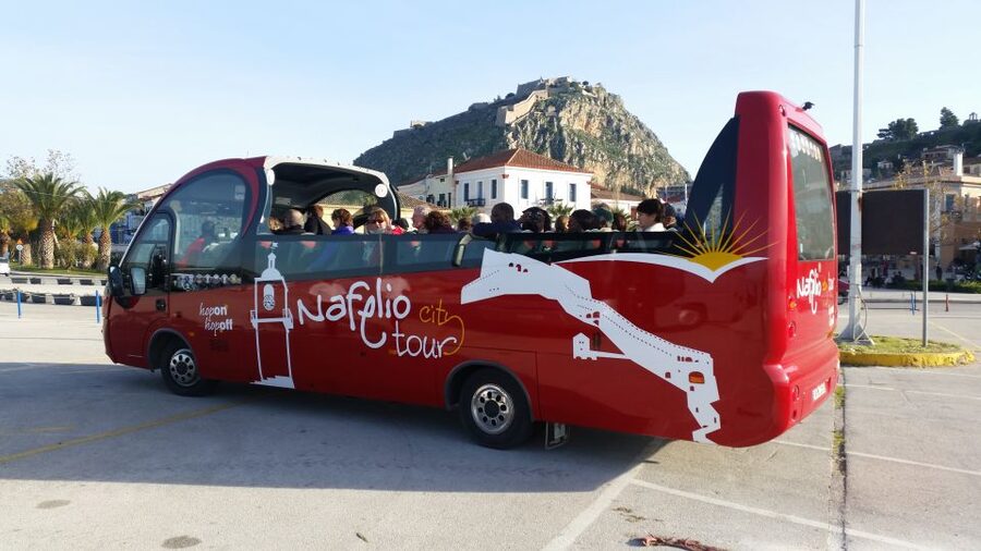 Nafplio Hop On Hop Off Bus Tour - First Look at Nafplio from the Hop-On Hop-Off