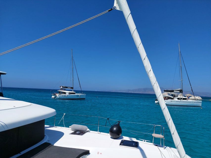 Naxos: Catamaran Cruise with Swim Stops, Food, and Drinks - A Naxos Catamaran Day That Lets You Live Outside