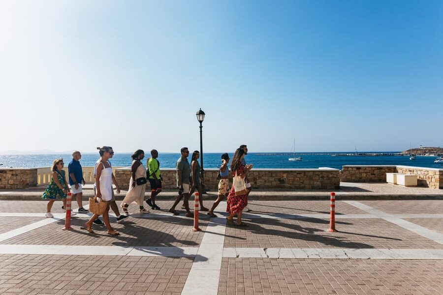 Naxos: Naxos Town Food Tour with Tastings and Wine - Cheese and wine tastings that actually teach pairing